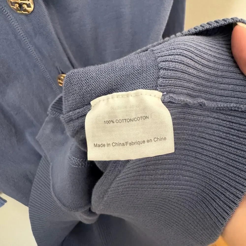 LULULEMON Simone Light Blue/Purple Heathered V Neck Cardigan Size XS casual